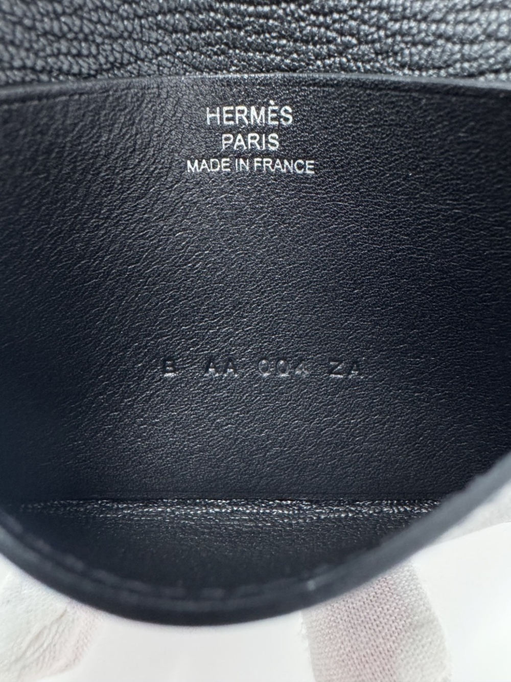 Hermes Noir Evercolor R.M.S. Cardholder - Picture 9 of 9